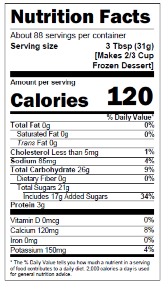Nutrition Facts